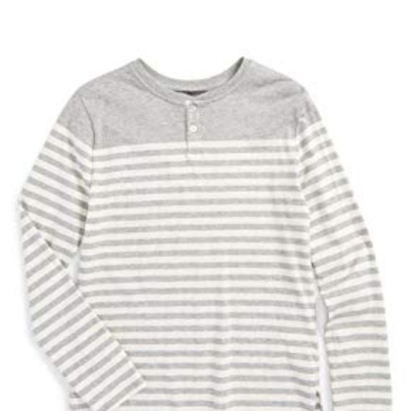 Vince Other - Vince Brenton Striped Henley Sweater Top